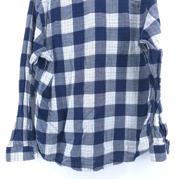 Levis Men Standard Fit Blue Check Plaid Lined Collard Button Up Longsleeve XXL - Picture 10 of 11